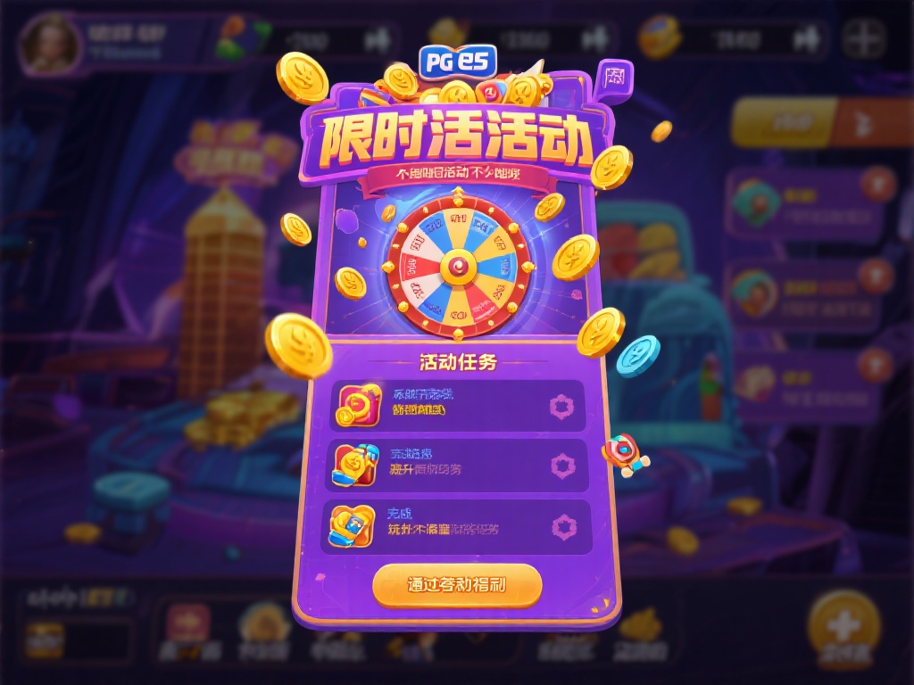 在pg电子游戏中，官方经常会推出各种限时活动或任务